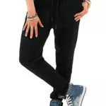 ONLY Damen Stoffhose Poptrash Paperback Stretch Pants mit Tunnelzug & Gürtelschlaufen