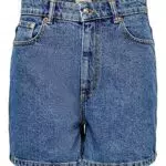 ONLY Damen Shorts Life MOM DNM - Blaue Denim