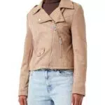 ONLY Damen Bikerjacke aus Kunstleder - Modell: ONLSCOOTIE
