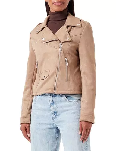 ONLY Damen Bikerjacke aus Kunstleder - Modell: ONLSCOOTIE