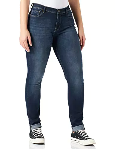 ONLY Damen Jeans Onlshape Reg Sk Dnm - Dunkelblaue Denim
