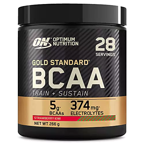 Gold Standard BCAA Train + Sustain - Aminosäuren Pre-Workout-Pulver, Erdbeere-Kiwi-Geschmack