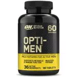 Optimum Nutrition Opti-Men Multivitamin für Männer - Mit Vitamin D, C, B6 und Aminosäuren - 60 Kapseln