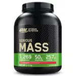 Optimum Nutrition Serious Mass Proteinpulver für Masseaufbau - Vanillegeschmack mit 25 Vitaminen und Mineralien