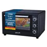OptimumX Minibackofen mit Umluft und Drehspieß - Leistungsstark (2200W) - Anthrazit