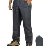 Outdoor Ventures Herren Regenhose - Wasserdichte Überziehhose für Fahrrad und Wanderungen