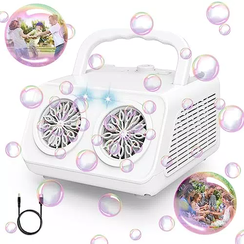 Automatische Seifenblasenmaschine von PANACARE - Professionelle Bubble Machine für Kinder, Hochzeit, Geburtstag und Party