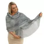 PashminaShine Damen Stola aus 100% Modal - Elegantes Accessoire für stilvolle Anlässe