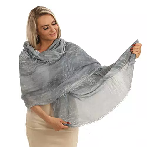 PashminaShine Damen Stola aus 100% Modal - Elegantes Accessoire für stilvolle Anlässe