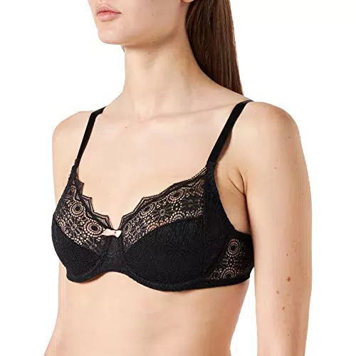 Passionata Damen Georgia BH, Schwarz, 90D