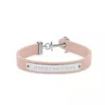 PAUL HEWITT Anker Armband Signum Koordinaten - Armband Leder Damen mit Anker Schmuck aus IP-Edelstahl