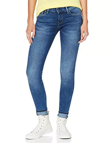 Pepe Jeans Damen Skinny Jeans - Blau