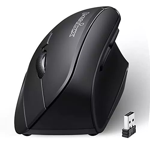 Perixx Ergonomische Vertikale Maus Kabellos 2,4 GHz - PERIMICE-715 II