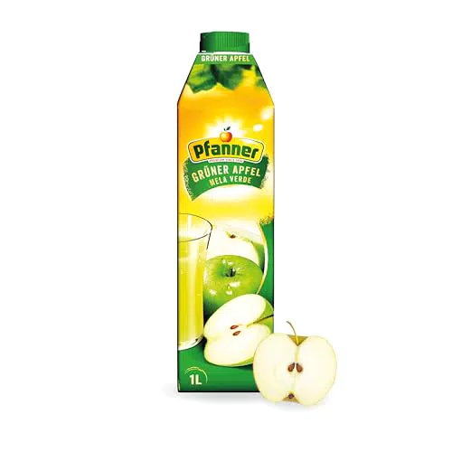 Pfanner Grüner Apfelgetränk - Fruchtiges Apfelgetränk mit 40 % Fruchtgehalt