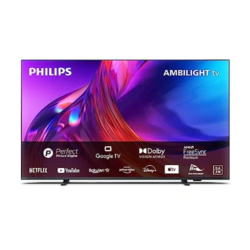 Philips Ambilight TV 50 Zoll 4K UHD LED Fernseher mit HDR und Dolby Vision