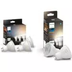 Philips Hue White Ambiance GU10 Dreierpack 3x350lm, dimmbar