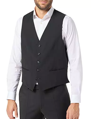 Pierre Cardin Herren Weste Hugo Futureflex Blazer - Schwarz