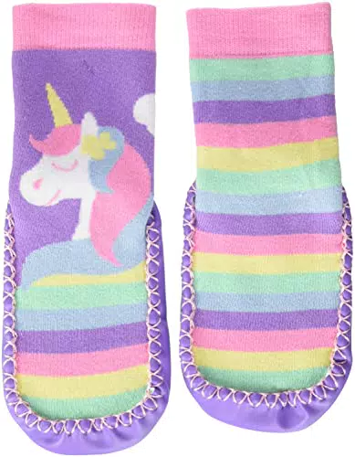 Playshoes Jungen Unisex Kinder Anti-Slip Cotton Socks Stripes Kniestrümpfe