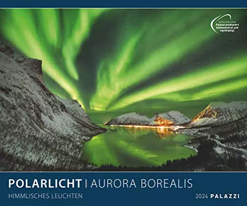 Polarlicht 2024 Kalender - Aurora Borealis - Posterformat 60x50