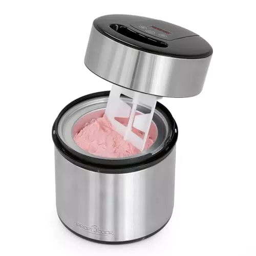 Eismaschine und Joghurtbereiter von ProfiCook - Eis in 20 Min - für bis zu 1800ml Eiscreme