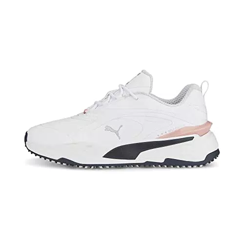 PUMA Damen Gs-Fast WMNS Golfschuh, White Navy Blazer Flamingo Pink