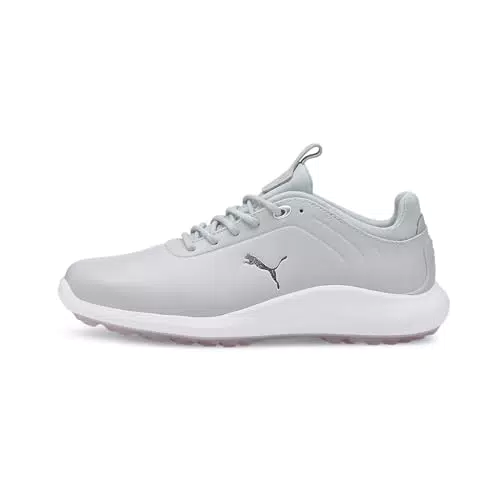 PUMA Damen Ignite Pro WMNS Golfschuh, High Rise Silver-Pink Lady