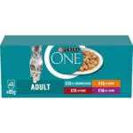 Purina Gemischtes Nassfutter für Katzen, Multipack - 40 Stück