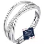 Silberringe 925 für Damen - Verstellbarer Fingerring in Silber 925