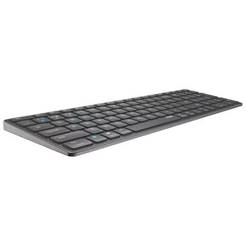 Rapoo E9700M Kabellose Tastatur - Wireless Keyboard mit flachem Aluminium-Design und umweltfreundlichem wiederaufladbarem Akku - DE-Layout QWERTZ - für PC & Mac.