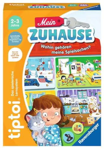 Ravensburger tiptoi Mein Zuhause Lernspiel - Wortschatz für Kinder ab 2 Jahren