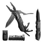 Multitool RAXCO 18 in 1: Taschenmesser mit Zange und Klappmesser für Camping und Wandern
