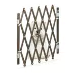 Relaxdays Hundeabsperrgitter aus Bambus für Treppe & Tür