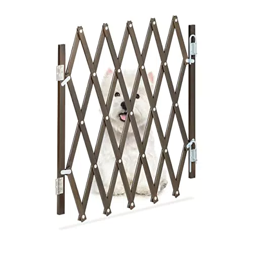 "Relaxdays Hundeabsperrgitter aus Bambus für Treppe & Tür"