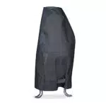 Terrassenofen Abdeckung aus 420D Polyester & PVC, wasserfest - Schwarz