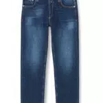 Replay Damen Jeans Maijke Straight-Fit - Dunkelblaue Damenjeans