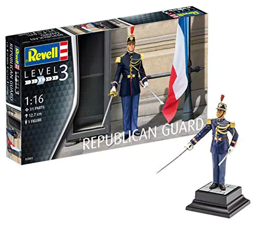 Revell Modellbausatz Figuren 1:16 - Französische Garde Républicaine im Maßstab 1:16