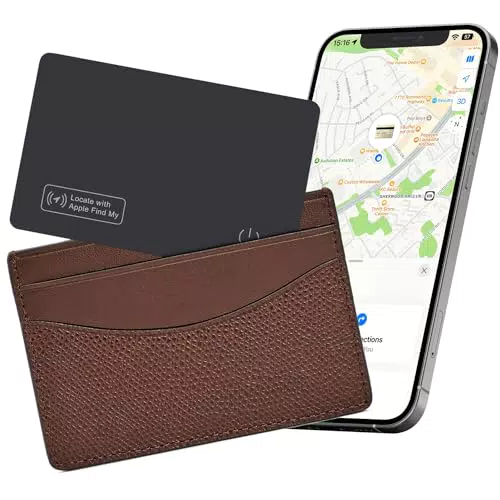 "Reyke Geldbörsenfinder: Wiederaufladbarer Tracker für Geldbörsen, wasserdicht, kompatibel mit Apple Find My, Gegenstandsortierer für Reiseutensilien"