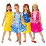 Disney Princess Kostüm Truhe für Kinder, Einheitsgröße 4-6 Jahre