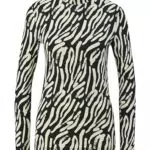 s.Oliver Damen Langarmshirt mit Stehkragen - Modell 2139816