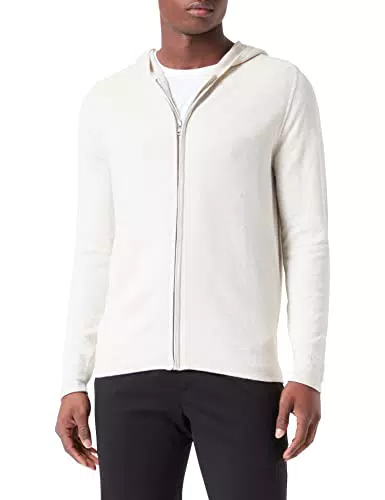 s.Oliver Herren Strickjacke - Weiß