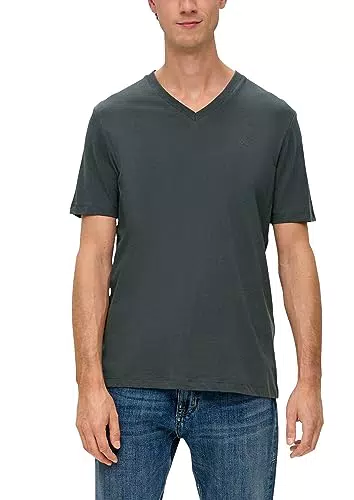 s.Oliver Herren T-Shirt - Modellname - Herrenmode in Grau