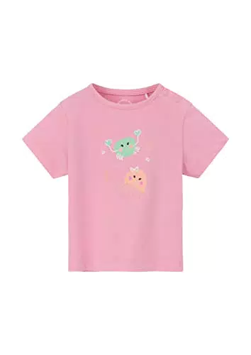 s.Oliver Junior Baby Mädchen T-Shirt mit kurzen Ärmeln