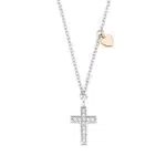 s.Oliver Kette mit Anhänger 925 Sterling Silber Mädchen Kinder Halsschmuck