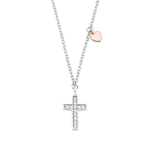 s.Oliver Kette mit Anhänger 925 Sterling Silber Mädchen Kinder Halsschmuck