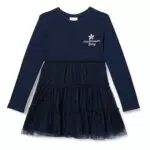 s.Oliver Mädchen Kleid kurz - Blau