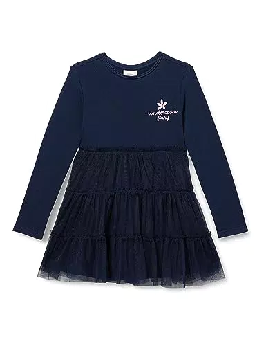 s.Oliver Mädchen Kleid kurz - Blau