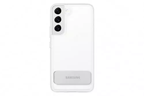 Samsung Galaxy S22 Clear Standing Cover - Stoßfeste Handyhülle mit ausklappbarem Standfuß