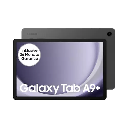 Samsung Galaxy Tab A9+ Wi-Fi Android-Tablet mit 64 GB Speicherplatz und großem Display