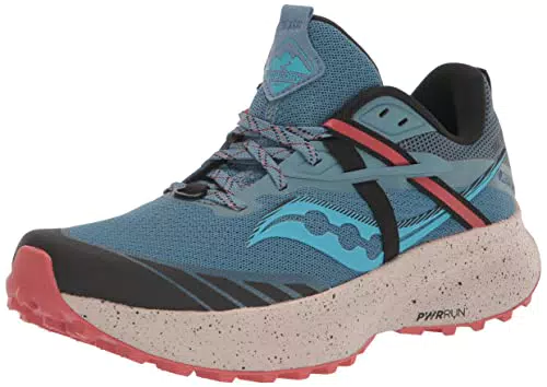Saucony Damen Ride 15 Tr Laufschuh, Mist/Ember