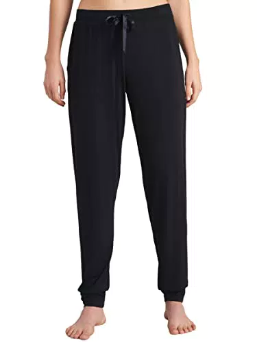 Schiesser Damen Schlafhose lang mit Bündchen Modal - Mix + Relax